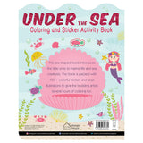 Under The Sea - Coloring and Sticker Activity Book (With 150+ Stickers) - Retail Maharaj