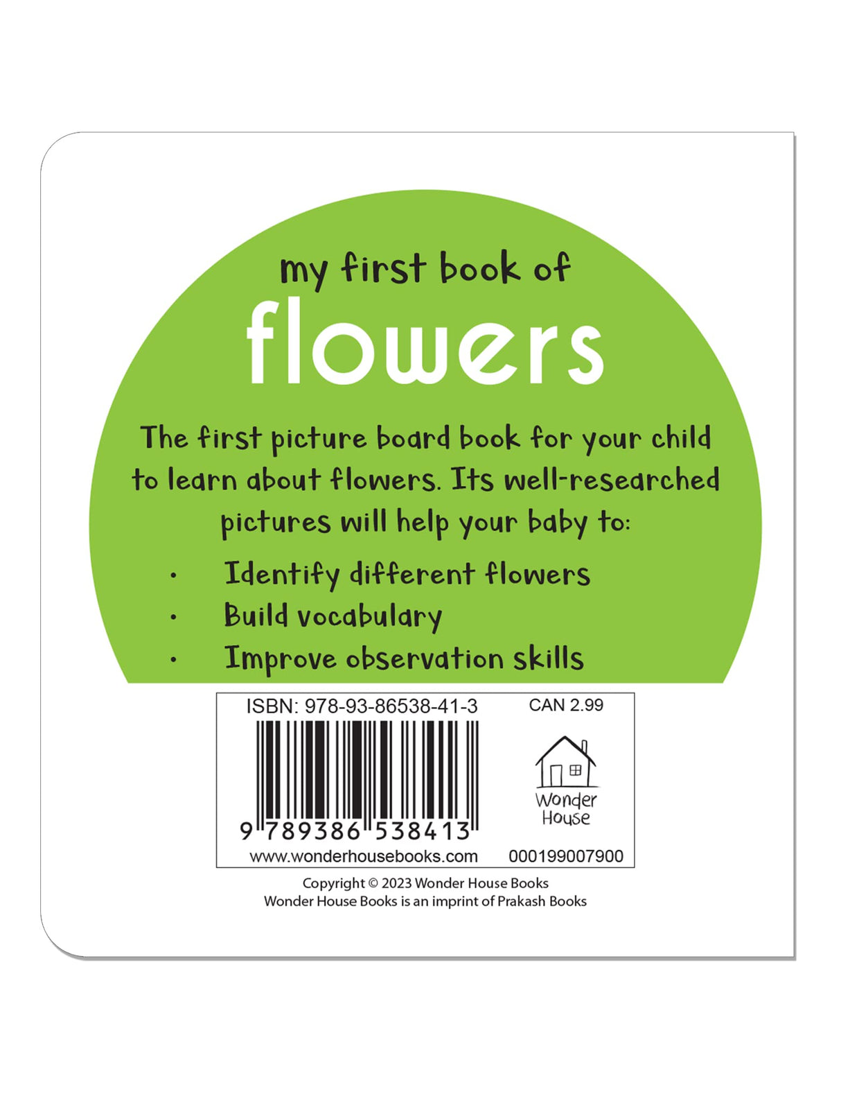 My First Book of Flowers | First Flower Board Book for Babies, Toddlers & Preschoolers | Learn About Beautiful Flowers with Bright, Colorful Pictures | Early Learning Book for Kids Ages 0-3 Years - Retail Maharaj