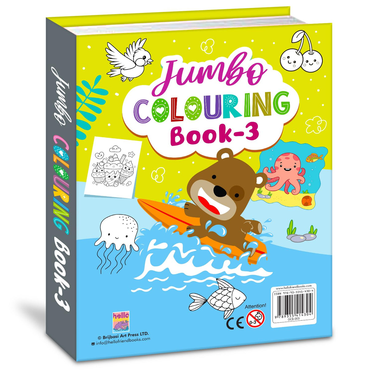 Jumbo Colouring Book 3 - Retail Maharaj