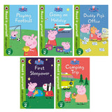 Peppa Pig Read It Yourself Tuck Box Level 2: 5 Books Tuck-Box Set (First Sleepover, Playing Football, Going on Holiday and More) - Retail Maharaj