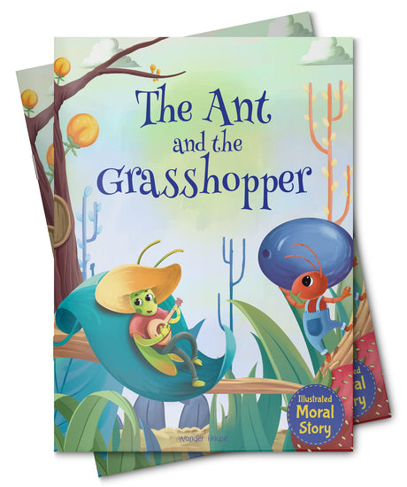 The Ant and the Grasshopper - Illustrated Moral Story for Children - Retail Maharaj