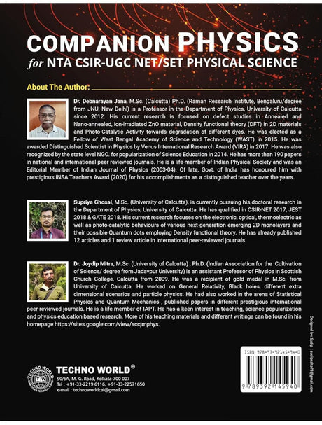 Companion Physics for NTA CSIR-UGC NET/SET Physical Science (English Version) - Retail Maharaj