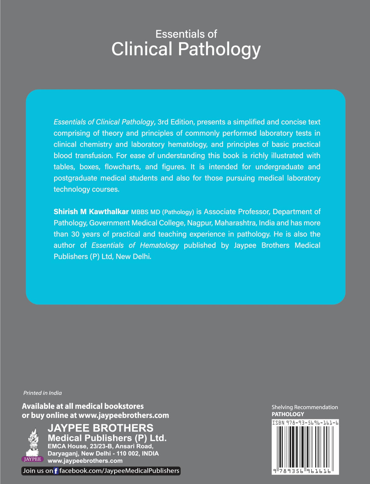 ESSENTIALS OF CLINICAL PATHOLOGY - Retail Maharaj