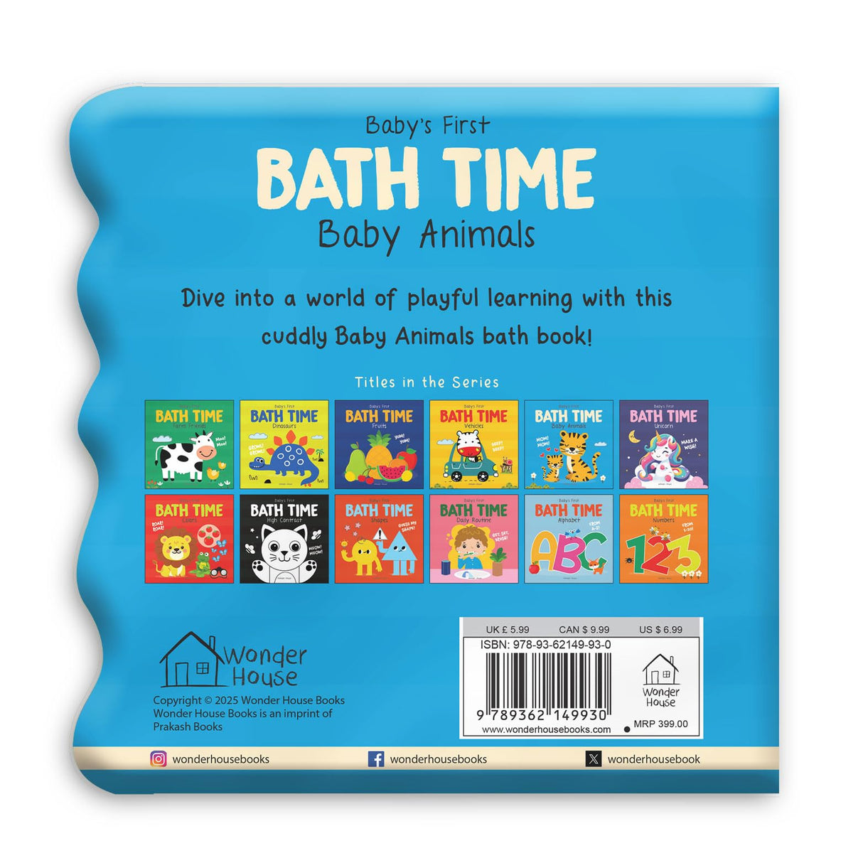 Baby's First Bath Time: Baby Animals - Retail Maharaj