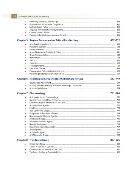 Essentials of Critical Care Nursing - Retail Maharaj
