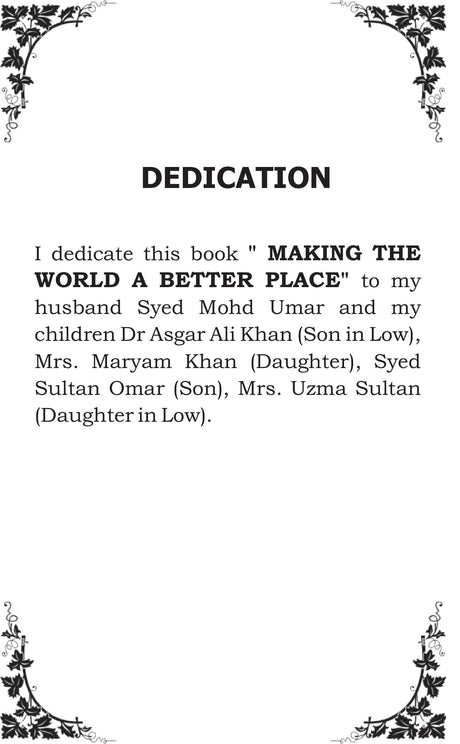 MAKING THE WORLD A BETTER PLACE - Retail Maharaj
