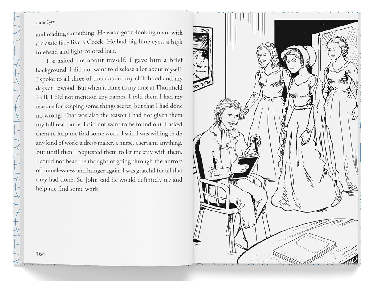 Jane Eyre : Illustrated Abridged Children Classics English Novel with Review Questions - Retail Maharaj