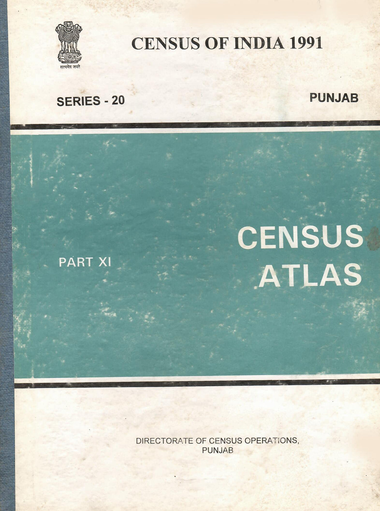 Census of India - 1991 - Punjab - Census Atlas [Hardcover] Govt. of India