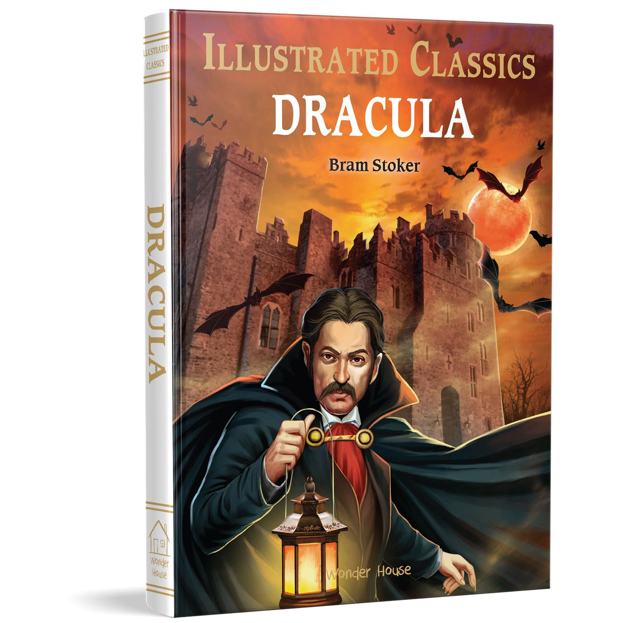 Dracula : llustrated Abridged Children Classic English Novel with Review Questions (Hardback) - Retail Maharaj