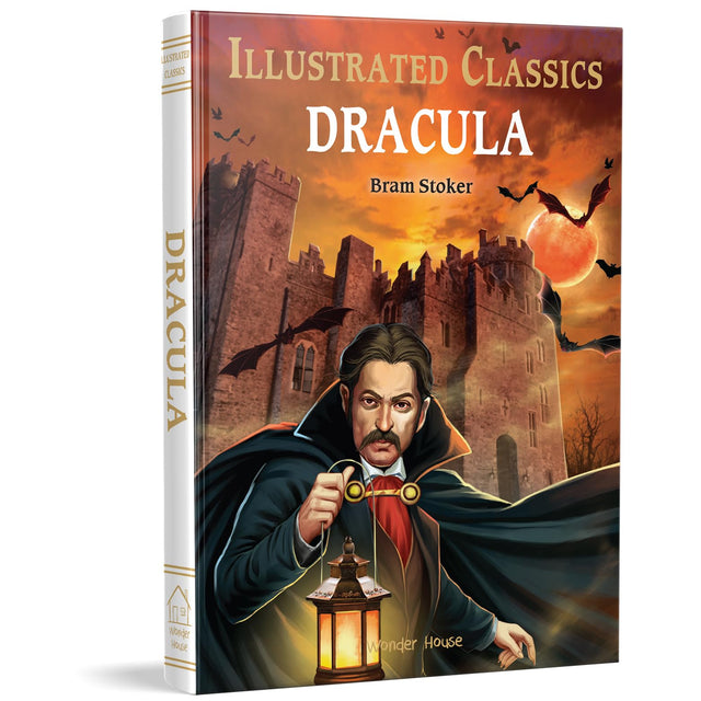 Dracula : llustrated Abridged Children Classic English Novel with Review Questions (Hardback) - Retail Maharaj