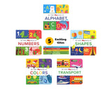 My First Big Book Boxset-Volume 1 (5 Books): A Pizza Box of 5 Large Font Illustrated Board Books on Alphabet, Numbers, Colors, Shapes & Transport | Vocabulary Builder for Preschool Kids, Toddlers I Perfect Gift Set I Ages 1+ [Select Learning] - Retail Maharaj