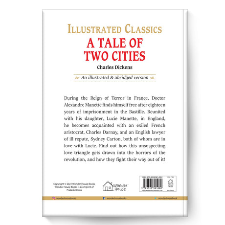 A Tale of Two Cities : Illustrated Abridged Children Classics English Novel with Review Questions - Retail Maharaj