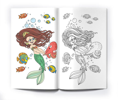 Mermaid Colouring Book (Giant Book Series): Jumbo Sized Colouring Books - Retail Maharaj
