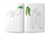 Little Artist Series Vegetables: Copy Colour Books - Retail Maharaj