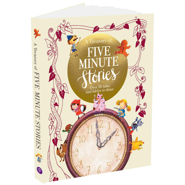 A Treasury of Five Minute Stories | Collection of Fables and Well-Loved Fairy Tales Stories | For 8 to 10 Year Old - Retail Maharaj