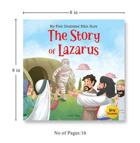 My First Illustrated Bible Story: The Story of Lazarus - Retail Maharaj