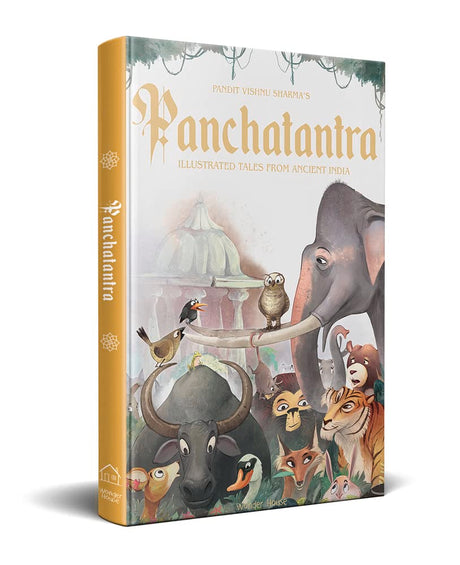 Pandit Vishnu Sharma's Panchatantra: Illustrated Tales From Ancient India (Hardback, Special edition) - Retail Maharaj
