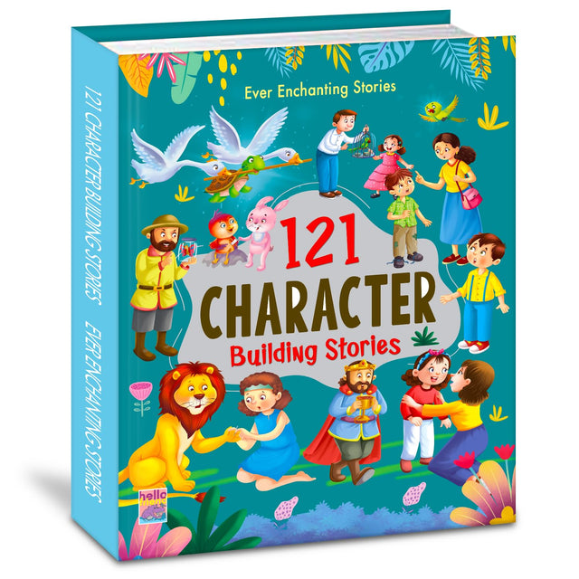 121 Character Building Stories - Illustrated Story Books for Kids and Childrens - Bedtime Moral Short Stories with Colourful Pictures in English | ... - Ages 3+ Years (121 Short Stories Book) - Retail Maharaj
