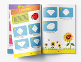 Origami – Step-by-Step Introduction to the Art of Paper Folding Level 1: For Beginners | Learn Basic Folds with Simple Instructions & Illustrations | Enhances Focus, Creativity & Fine Motor Skills | Ages 5–9 | 2.5 Hours of Hands-On Fun - Retail Maharaj