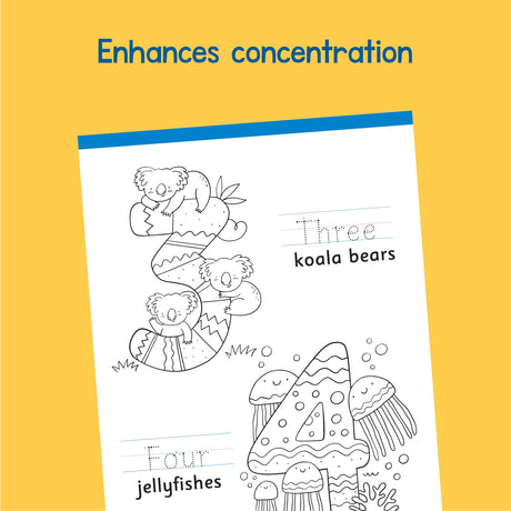 I Can Color - Letters, Numbers and Shapes: A Fun Coloring Book for Preschool Kids and Toddlers | Large Pictures to Color ABCs, 123s, and Basic Shapes ... Early Learning Series] (I Can Color Series) - Retail Maharaj