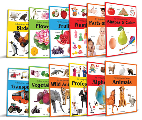 My First Picture Books Collection (Pack of 12 Picture Books) - Retail Maharaj