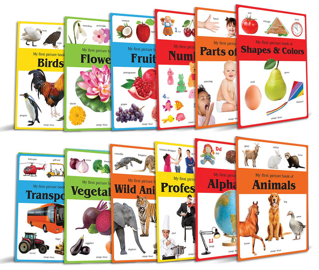 My First Picture Books Collection (Pack of 12 Picture Books) - Retail Maharaj