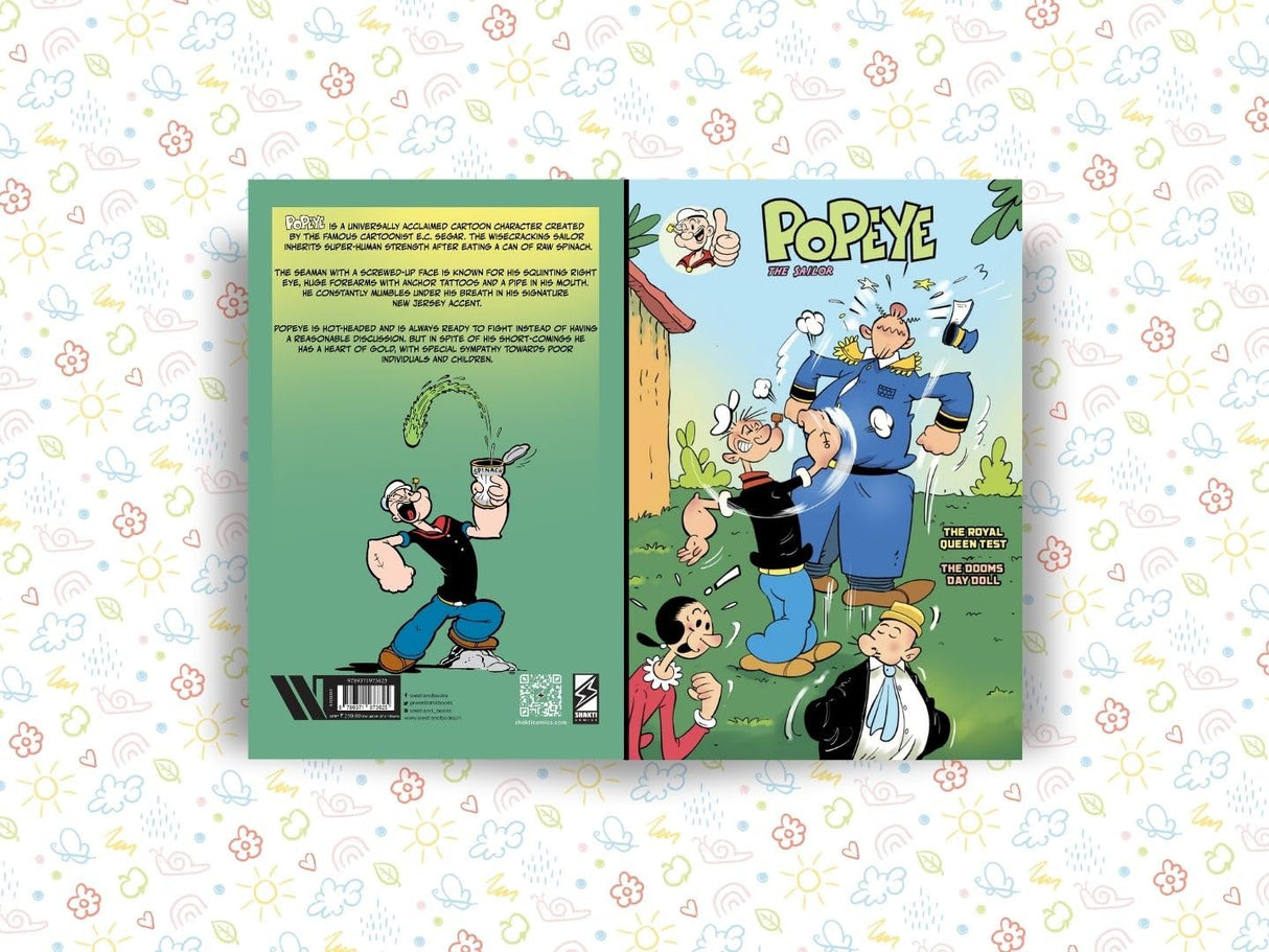 The Royal Queens Test and The Dooms Day Doll: Popeye The Sailor | Illustrated Comic Book - Retail Maharaj