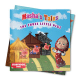 Masha Tales: The Three Little Pigs (Story Book) - Retail Maharaj