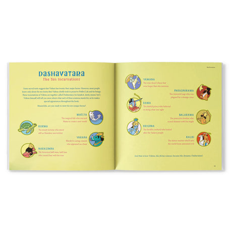 Dashavatara: The Ten Incarnations of Vishnu | Learn About Vishnu’s Avatars – Rama, Krishna, Narasimha, Parashurama & More | Hindu Mythology for Kids 9+ | With Colourful Illustrations - Retail Maharaj