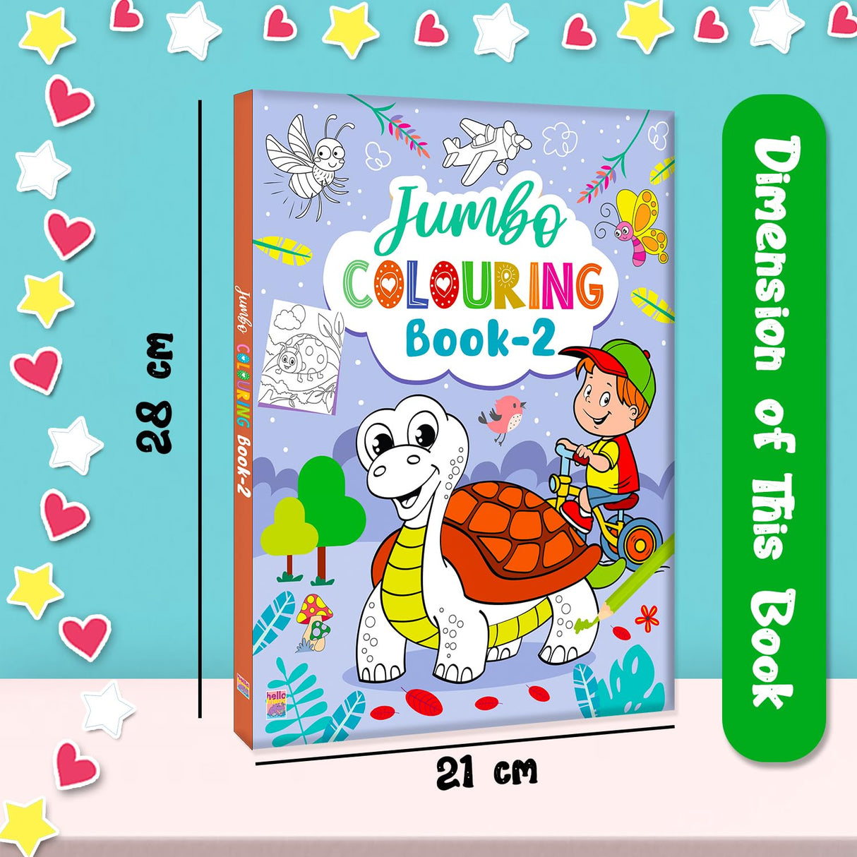 Jumbo Colouring Book 2 - Retail Maharaj