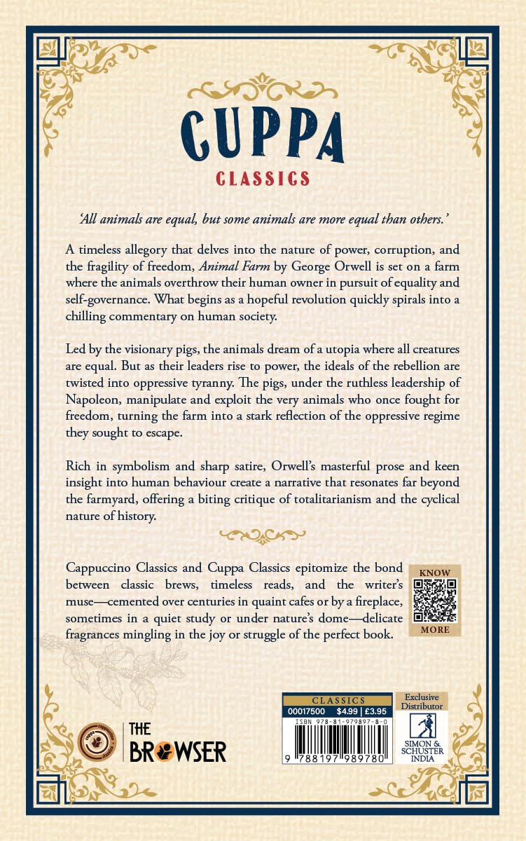 Animal Farm (Cuppa Statecraft Classics) - Retail Maharaj