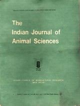 The Indian Journal Of Animal Sciences - Vol. 65 , No. 1 To 12 (Year 1995 January To December) (Set Of 12 Issues)