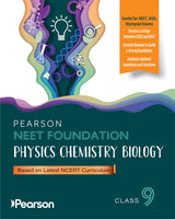 Pearson'26 NEET Foundation Grade 9|Physics, Chemistry, and Biology| For NEET, NSO, Olympiad exams| well-defined explanations, comprehensive diagrams - Retail Maharaj