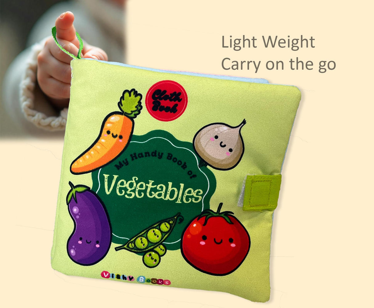 Vishv Books Cloth Book My Handy Book of Vegetables - Retail Maharaj