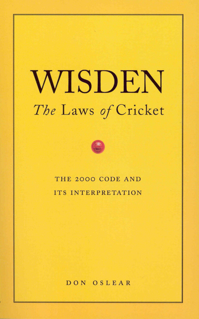 Wisden's The Laws Of Cricket - Retail Maharaj