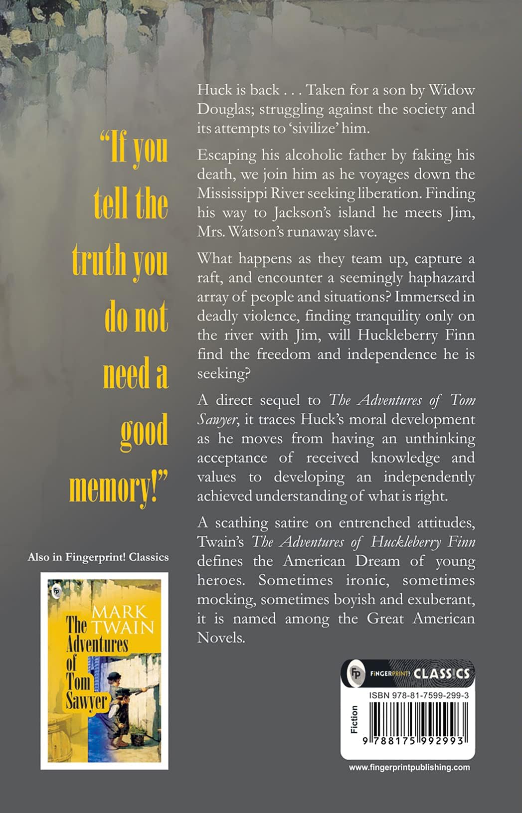 The Adventures of Huckleberry Finn - Retail Maharaj