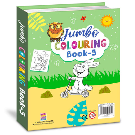 Jumbo Colouring Book - 5 - Retail Maharaj