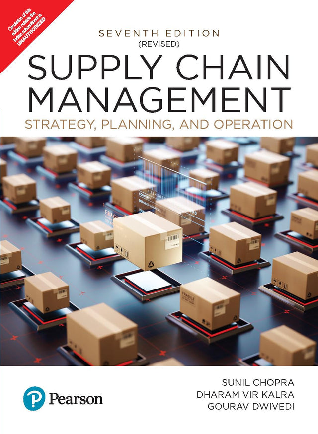 Supply Chain Management: Strategy, Planning, & Operation, 7th Revised Edition by Pearson Paperback 30 April 2024,Case studies of BAKRAW, Omnichannel Strategy at Tanishq etc - Retail Maharaj
