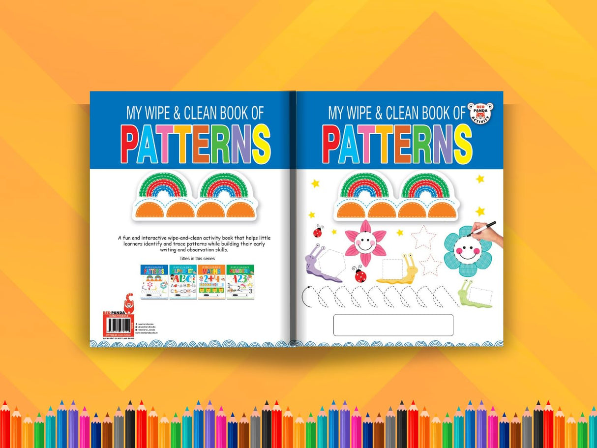 My Wipe & Clean Book of Patterns - Retail Maharaj