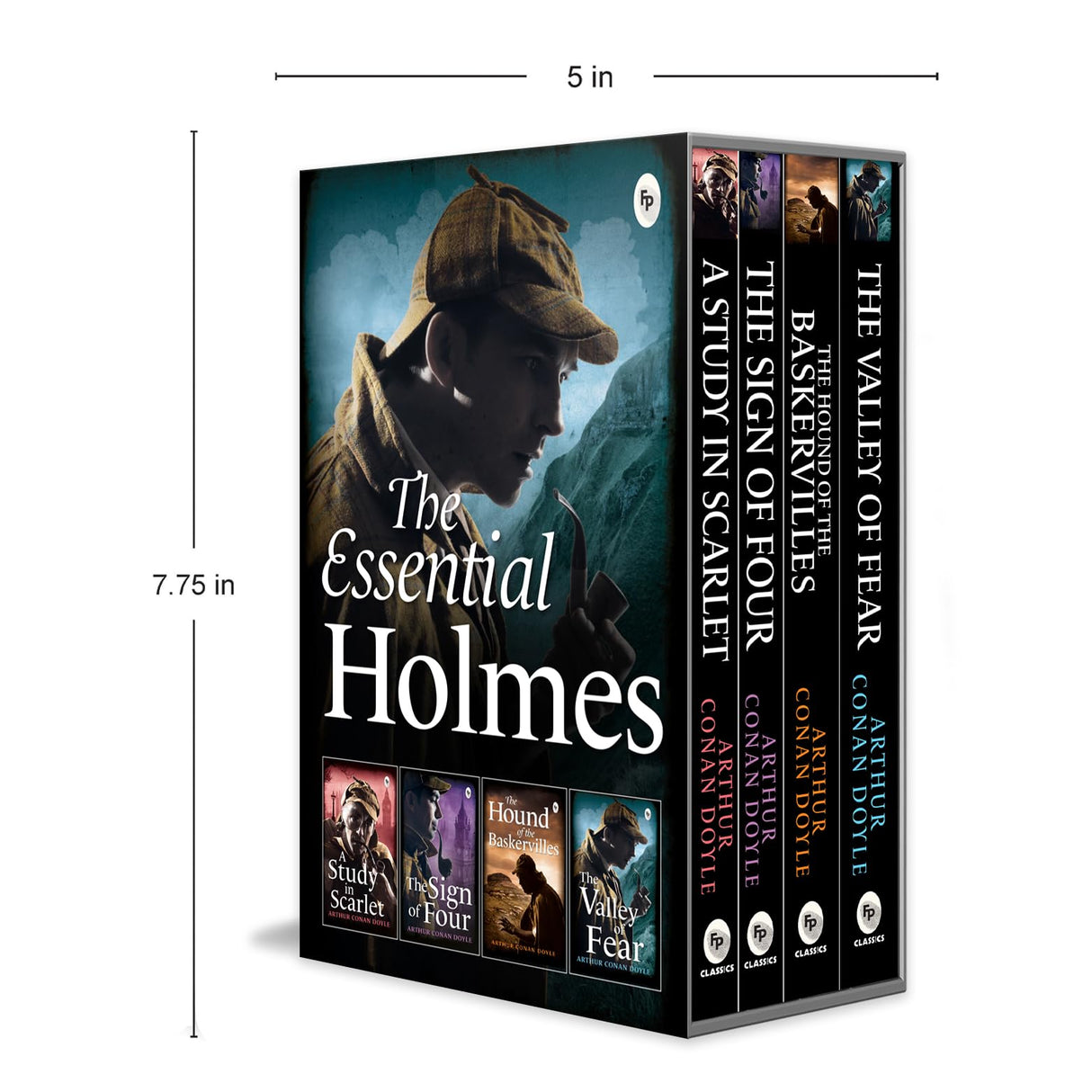 The Essential Holmes Boxed Set (A Study in Scarlet, The Sign of Four, The Hound of Baskervilles, and The Valley of Fear) (FingerPrint Classics) - Retail Maharaj