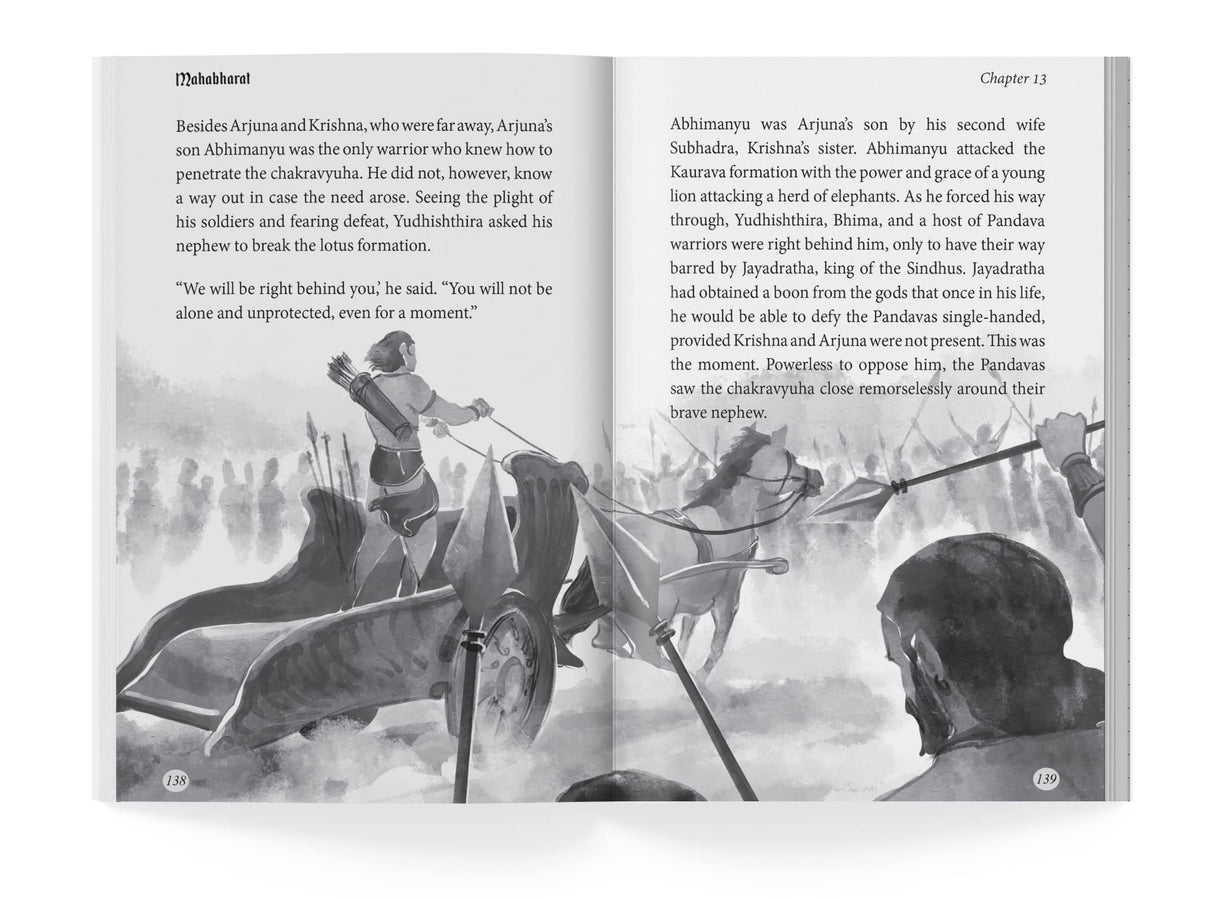 Mahabharata - Illustrated Book For Children (Paperback Edition) - Retail Maharaj