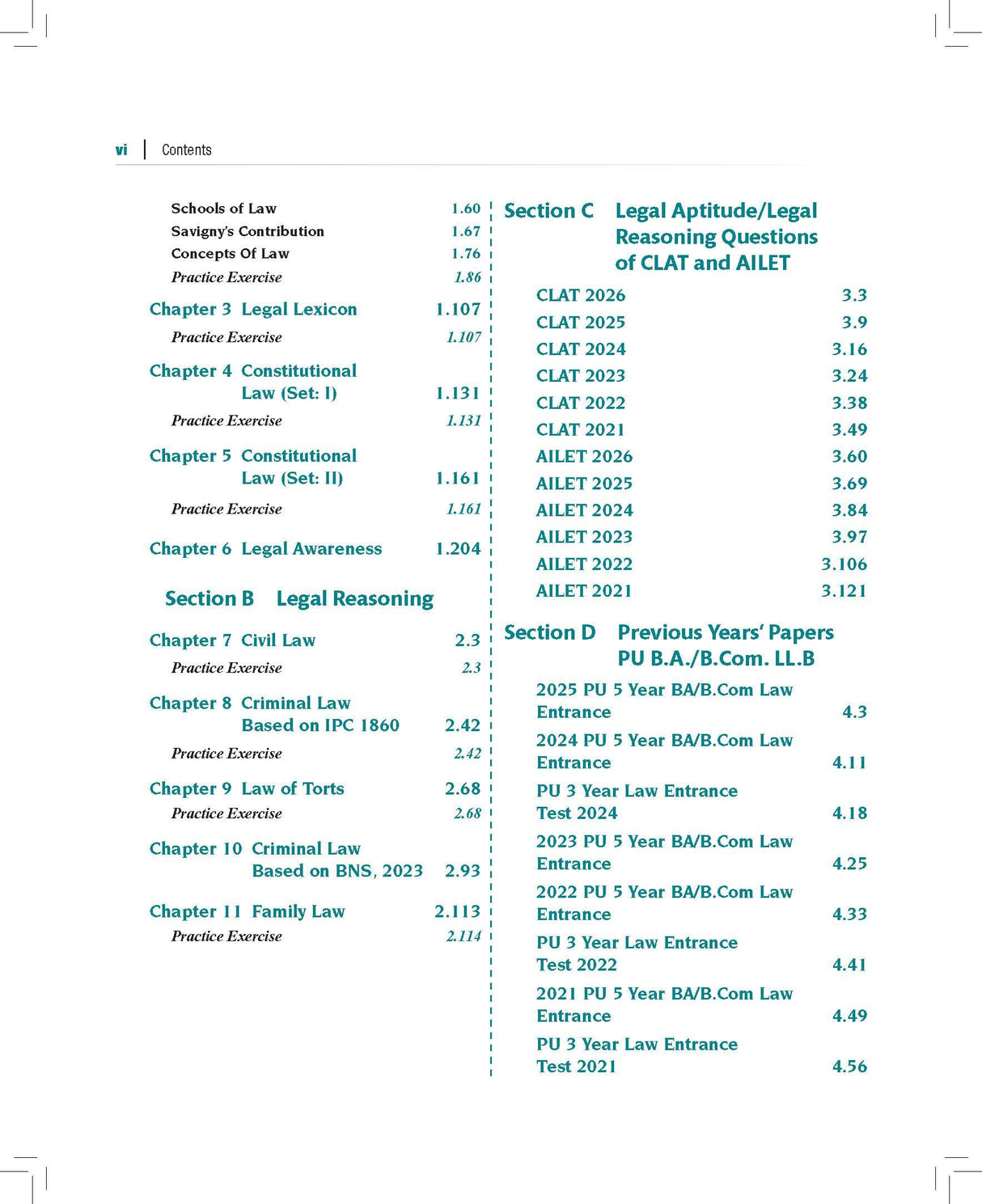 Pearson'26 Legal Aptitude Workbook Law Entrances (UG & PG) 2026-2027 (CLAT, SLAT, BLAT, MAH(CET-LAW), AILET, PU, DU, IPU, UPES, & Other UG-PG Law ... GK, Current Affairs, English, & Reasoning - Retail Maharaj