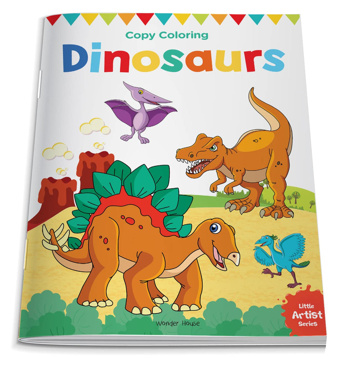 Little Artist Series Dinosaurs: Copy Colour Books - Retail Maharaj