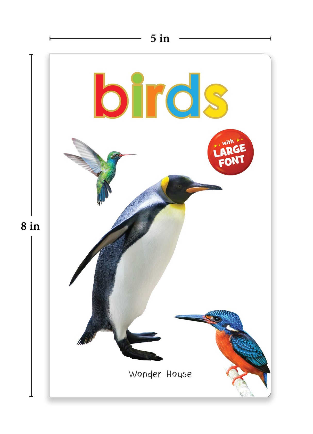 Early Learning Library Pack 2 – Box Set of 5 Books: Big Board Books Series with Large Font for Kids | Includes Vegetables, Birds, Wild Animals, Farm Animals & Pets, Fruits | Bold Text, Bright Pictures & Durable Board Pages | Ages 0–5 Years - Retail Maharaj