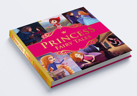 Princess Fairy Tales: Ten Traditional Fairy Tales For Children (Abridged and Retold With Large Font For Easy Reading) 8 Inches X 8 Inches - Hardback - Retail Maharaj