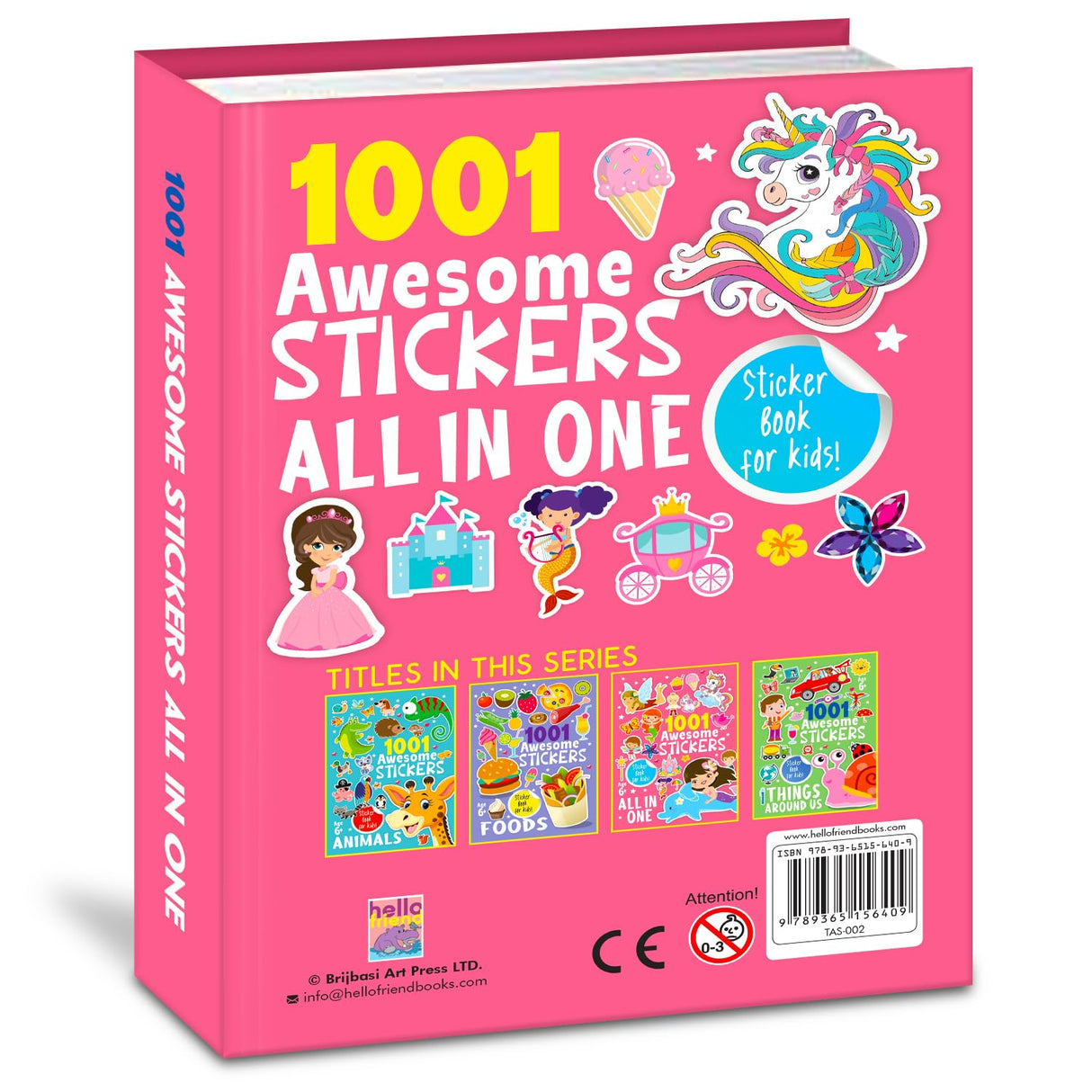 1001 Awsome Stickers - All In One - Retail Maharaj