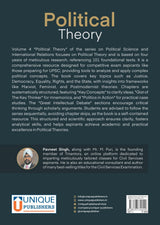 Political Theory Self-Instruction Manual for UPSC-CSE Main, Volume IV by Pavneet Singh - Retail Maharaj