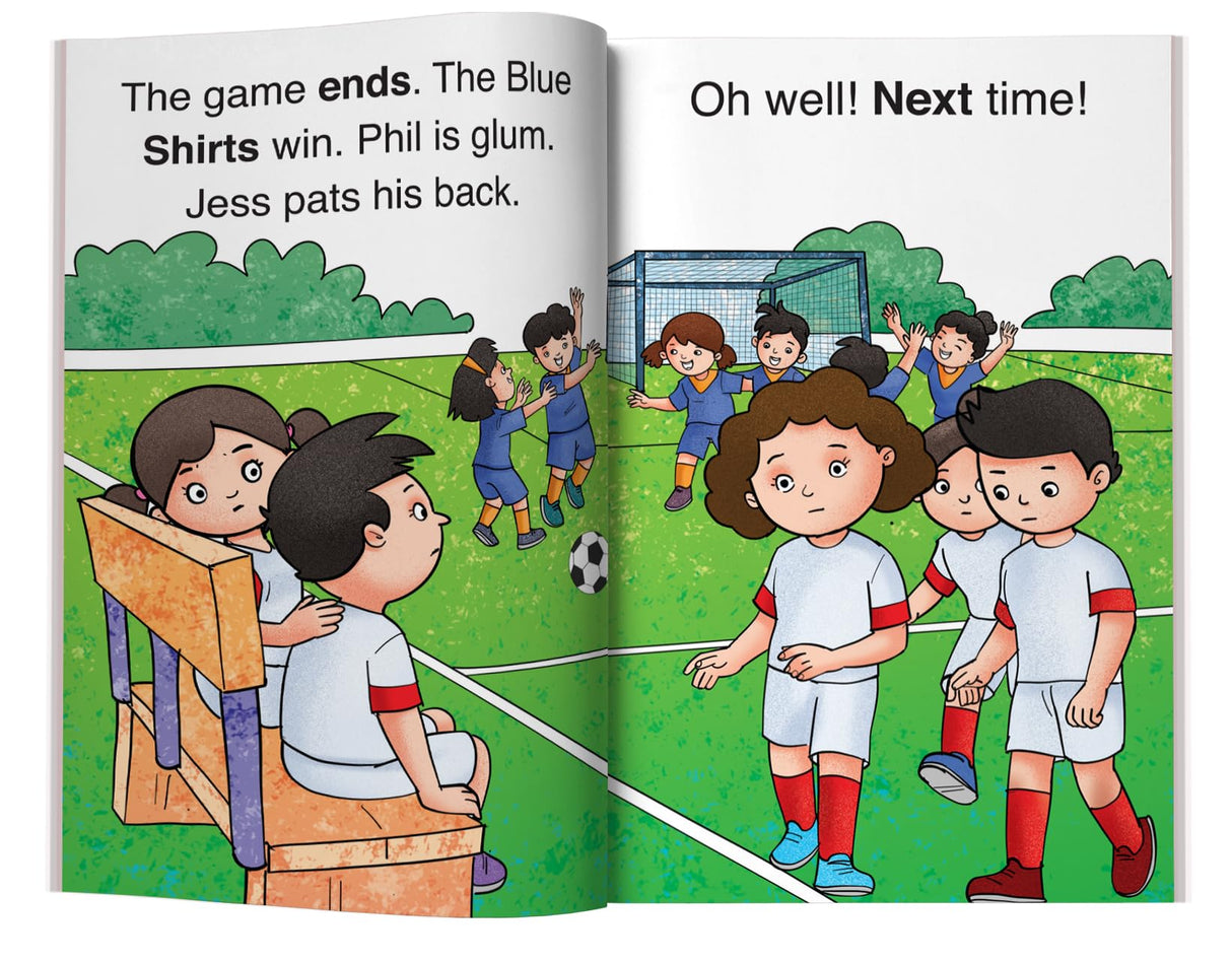 Phonics Readers Level 2 - Sports Club (Pack of 8) - Retail Maharaj
