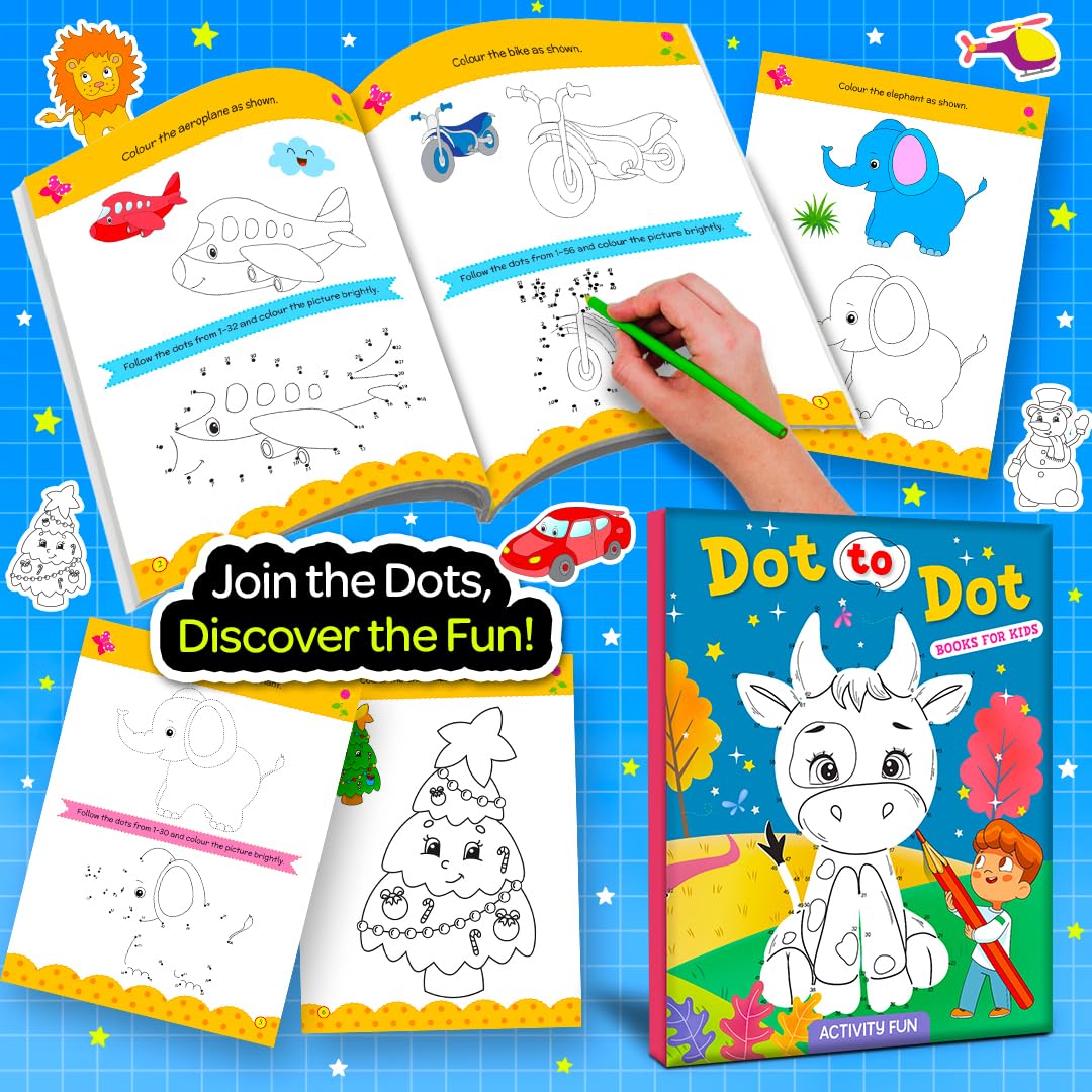 5-in-1 Ultimate My First Early Learning Educational Colouring Picture Activity Books for Kids, Children and Toddlers - Ages 3+ years (Pack of 5) - Retail Maharaj