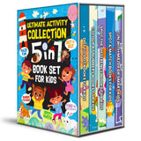 5-in-1 Ultimate My First Early Learning Educational Colouring Picture Activity Books for Kids, Children and Toddlers - Ages 3+ years (Pack of 5) - Retail Maharaj